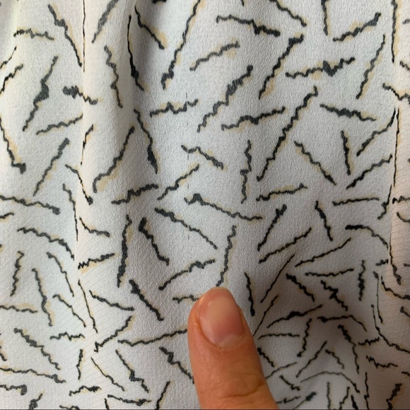 BCBGENERATION Asymmetrical Abstract Confetti Mini Skirt XS - Picture 11 of 12